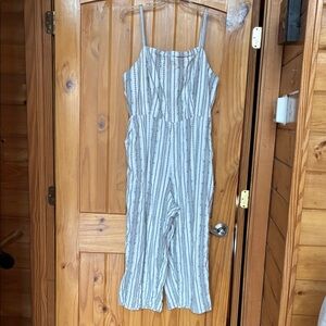 Old navy linen blend jumpsuit